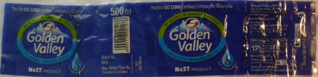 India - Golden Valley 500ml