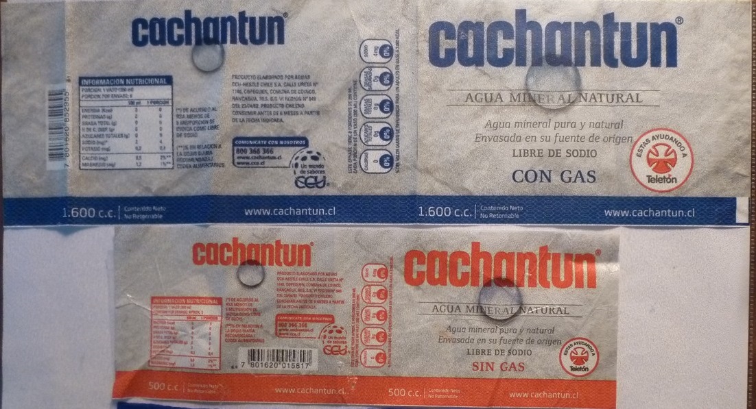 Chile - Cachantun 1600cl + 500cl