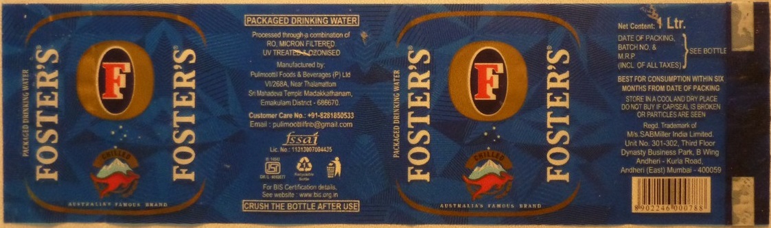 India - Foster´s 1000ml